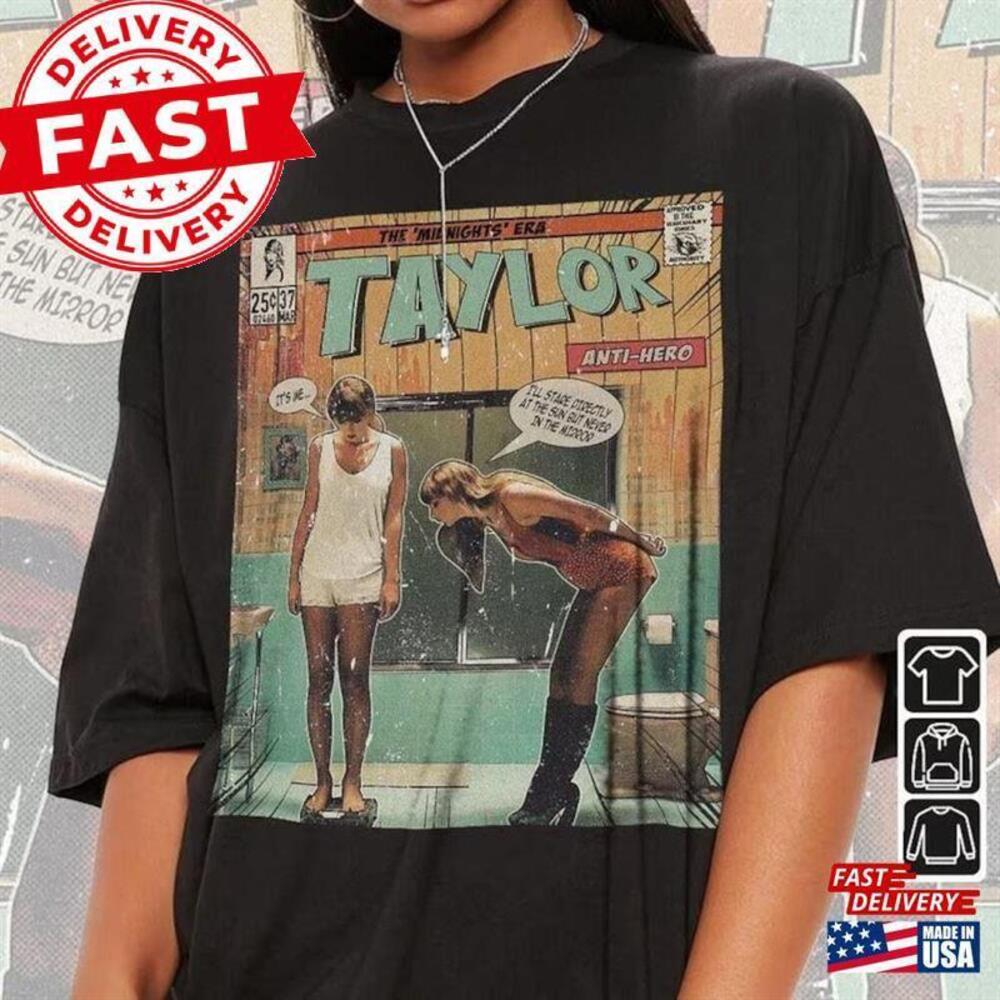 T4ylor The Eras Tour T-Shirt Midnights Unisex - Picture 1 of 4